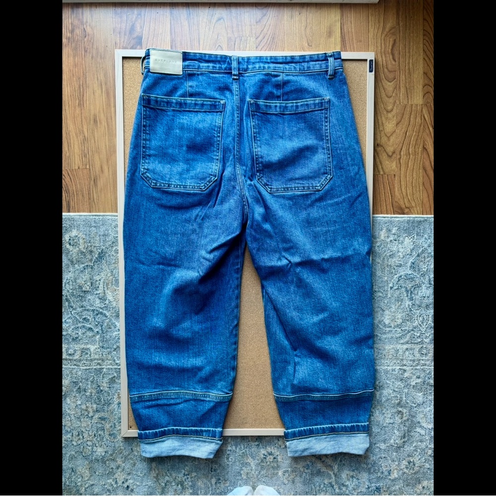Blue Denim Barrel Jeans from Everlane